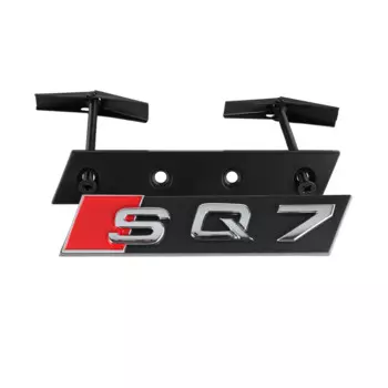 Для Audi SQ3 SQ4 SQ5 SQ6 SQ7 RSQ3 RSQ4 RSQ5 RSQ6 RSQ7 RSQ8 3D хромированный черный значок автомобиля капот передняя решетка эмблема украшение