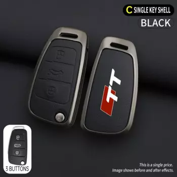 Для Audi TT TTRS 8j 8n 8s mk1 mk2 mk3 S линия с пользовательским логотипом из цинкового сплава автомобильный брелок