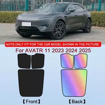 Для AVATR 11 2023 2024 2025 красочный ледяной кристалл солнцезащитный козырек на крышу автомобиля клипса на люк крыша слепая затеняющая крышка аксессуар
