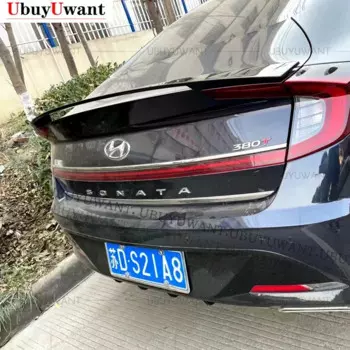 Для авто спойлер, аксессуары Hyundai новая Sonata DN8 2019 2020 2021 ABS Материал Автомобильный багажник Задняя губа крыло хвост ребро ремонт Sonata 10