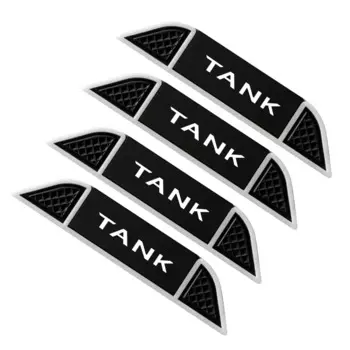Для бака Great Wall GWM WEY Tank 300 500 Tank300 4 шт. красные молдинги для края автомобильной двери полоса Защита бампера молдинг автомобильное украшение