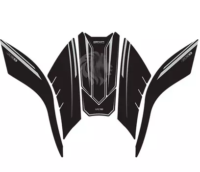 Для BENDA LFC700 LFC 700 мотоциклетная Нескользящая подушка для топливного бака с масляным баком боковой наколенник протектор Наклейка Наклейки