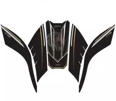 Для BENDA LFC700 LFC 700 мотоциклетная Нескользящая подушка для топливного бака с масляным баком боковой наколенник протектор Наклейка Наклейки