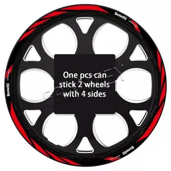 Для Benelli trk 502 leoncino 500 leoncino 800 502c 752s 302s 180s Светоотражающая наклейка на колесо, полоски на обод, лента, наклейка на ступицу, аксессуары