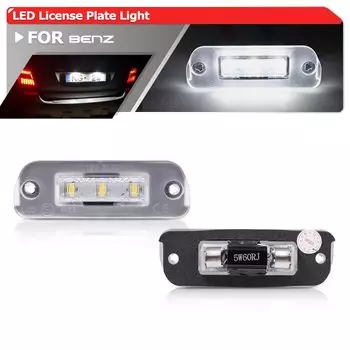 Для Benz ML GL R-Class W164 W164 W251 Белый SMD без ошибок светодиодный номер номерного знака Лампа OEM: A2518200166