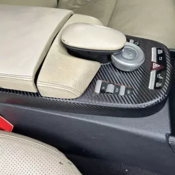 Для Benz S class W221 2008-2012 внутренняя центральная панель управления дверная ручка наклейки из углеродного волокна наклейки аксессуары для стайлинга автомобиля