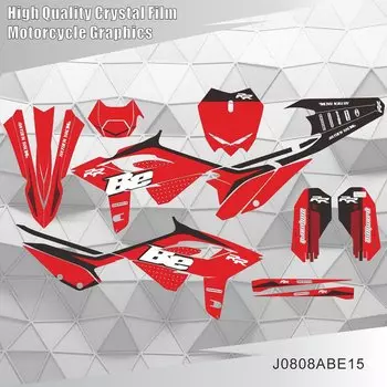 Для Beta RR 2020 2021 2022 125 200 250 300 350 390 430 480 графические наклейки на задний план мотоцикла с индивидуальным номером