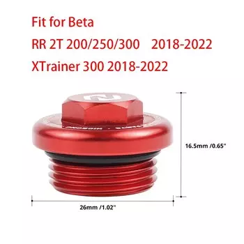Для Beta RR 2T 250 300 13-22 4T 350 390 400 430 480 RRS RR-S 500 10-22 XTRAINER 18-22 Крышка заливной горловины моторного масла Крышка для мотокросса
