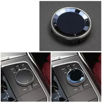Для BMW 1 3 4 8 серия G20 G28 X3 X4 G01 G02 X5 X6 X7 G05 G06 G07 Z4 Автомобильная кристальная мультимедийная кнопка переключатель ручка декоративные крышки