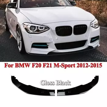 Для BMW 1 серии F20 F21 M Sport Hatchback 2011-2019, передний бампер автомобиля, спойлер, сплиттер, диффузор, аксессуары, комплекты кузова, крышка
