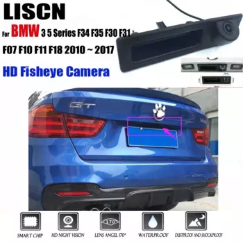 Для BMW 3 5 серии F34 F35 F30 F31 F07 F10 F11 F18 2010 ~ 2017 HD Ночная камера заднего вида для автомобиля