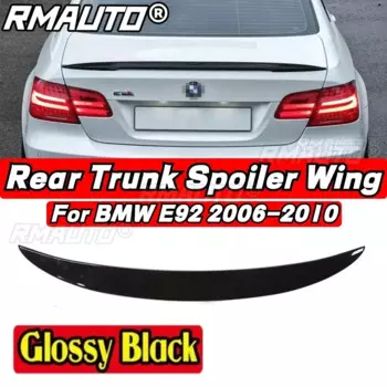 Для BMW 3-й серии E92 M3 2006-2010 комплект заднего крыла в стиле P, задний спойлер багажника, автомобильные аксессуары, заднее крыло