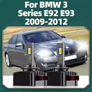 Для BMW 3 серии E92 E93 2009 2010 2011 2012 Фары 1:1 HID для светодиодов D1S Двусторонняя лампа 3570 CSP Автоматическая лампа 12 В 110 Вт Plug&Play