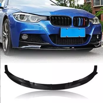 Для BMW 3 серии F30 F31 M Sport 320i 328i 330i 335i 2012-2018 автомобильный передний бампер спойлер блеск для губ черный сплиттер лезвие кузова Комплект