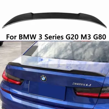 Для BMW 3 серии G20 G28 & M3 G80 CS стильный задний спойлер из углеродного волокна крыло багажника 2018-2023 FRP кованый УГЛЕРОДНЫЙ