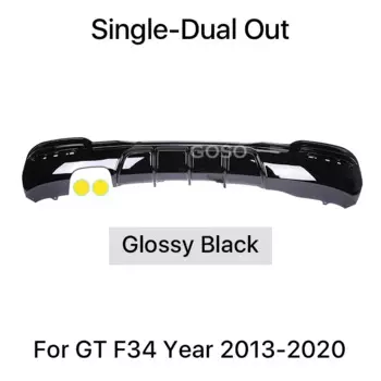 Для BMW 3 серии GT F34 2013-2020 углеродное волокно M Tech передний бампер, замена губ MP, передний сплиттер, спойлер, диффузор
