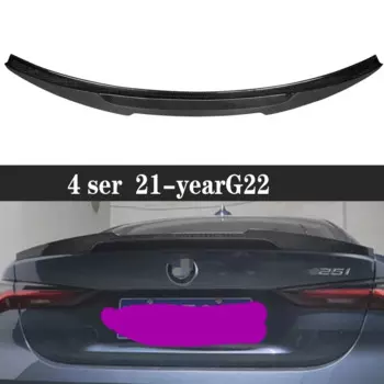 Для BMW 4 серии G22 M4 g82 435i 430i Спойлер из углеродного волокна Шунт Задние хвостовые плавники Утконос Крыло автомобиля Модернизация заднего крыла Обновление