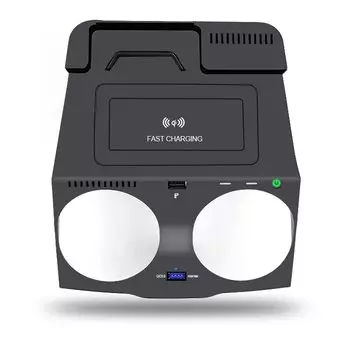 Для bmw 5 6 серия G30 G38 G32 6GT 2017 2018 2019 искусственная кожа Беспроводное зарядное устройство автомобильные аксессуары