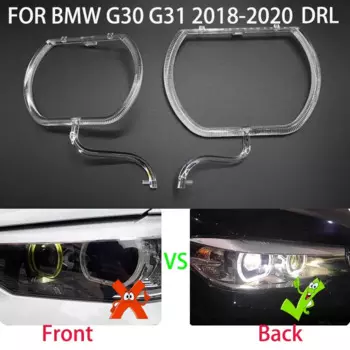 Для BMW 5 Series G30 G31 2018-2020 Автомобильные дневные ходовые приборы с диафрагмой и светоотражающими лампами