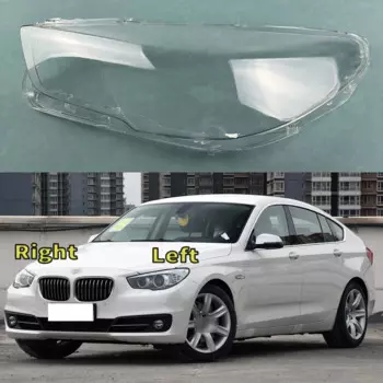 Для BMW 5 Series GT F07 GT525 GT530 GT535 GT550 2010-2017 передняя фара стеклянная крышка фары прозрачная оболочка объектив