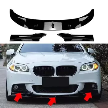 Для BMW 5 серии F10 F11 M Sport 2011-2017 автомобильный передний бампер, разделитель для губ, диффузор, спойлер, защита, комплекты кузова, тюнинг