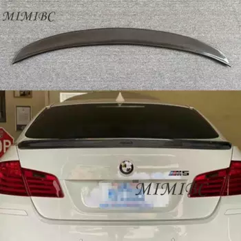 Для BMW 5 серии F10 F18/F10 M5 седан 3D стиль углеродное волокно задний спойлер крыло багажника 2009-2017 FRP кованый УГЛЕРОДНЫЙ