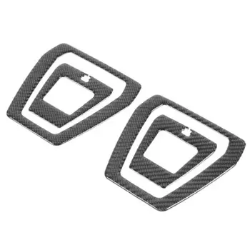 Для BMW 5 серии G60 2024 мягкая углеволоконная Автомобильная зарядная панель заднего сиденья декоративная наклейка модификация аксессуаров для интерьера