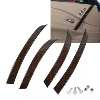 Для BMW 5 серий E60 E61 2004-2006 внутренняя боковая дверная Рукоятка Ручка отделка крышка