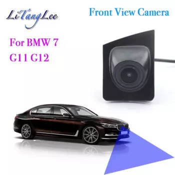 Для BMW 7 G11 G12 2015 ~ 2018 Автомобильный логотип Камера Переднего Вида ночное видение HD Водонепроницаемая широкоугольная камера для слепых зон парковки