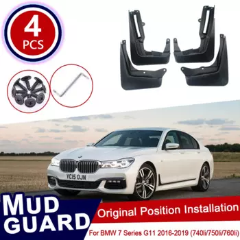 Для BMW 7 серии G11 2016 2017 2018 2019 Бризковики 6-го поколения, брызговики, брызговики, брызговики, передние и задние аксессуары