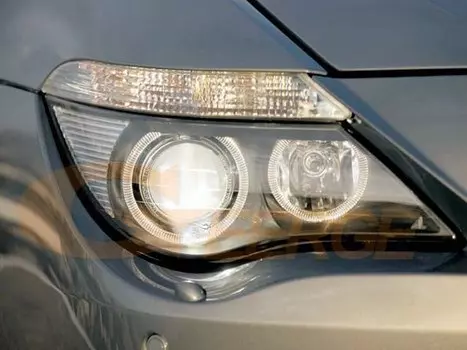 Для BMW E63 E64 630Ci 630i 645Ci 650i M6 Отличный ультра яркий COB светодиодный комплект «ангельские глазки» Кольца Halo Автомобильные аксессуары
