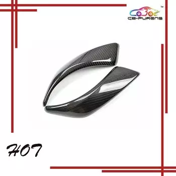 Для BMW F21 F22 218i 220i 228i M235i 2D глянцевая черная внутренняя дверная ручка из углеродного волокна 12 13 14 15 16 LHD и RHD