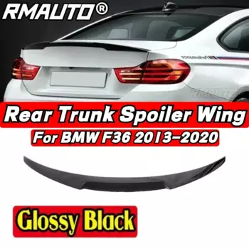 Для BMW F36 4 серии 428i 435i 2013-2020 задний спойлер, комплект кузова в стиле M4, BMW F36, задний спойлер багажника, автомобильные аксессуары