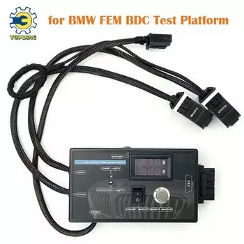 Для BMW FEM BDC Новый тип тестовой платформы Программирование ключей ЭБУ Кодирование F20 F30 F35 X5 X6 I3 FEM BDC Модуль Черный корпус