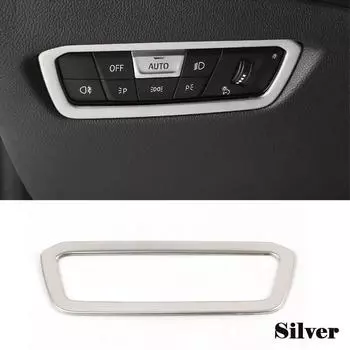 Для BMW G20 G28 кнопки переключения фар декоративные рамки обложки наклейки из нержавеющей стали внутренняя отделка авто аксессуары