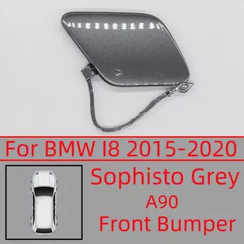 Для BMW i8 2015-2020 I12 LCI I15, передний бампер, буксировочный крючок, крышка, окрашенная на заказ, белый, серый, черный 51117372145