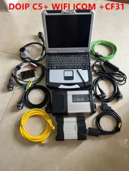 Для bmw icom wifi next + mb star c5 plus doip 2in1 автоинструмент ноутбук cf-31 сенсорный экран с экспертным режимом ssd 2tb диагностика