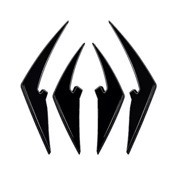 Для BMW M3 G80 G81 M4 G82 G83 2021-2024 Передний бампер Боковые вентиляционные накладки из углеродного волокна/глянцевая черная крышка впускной рамы Canard