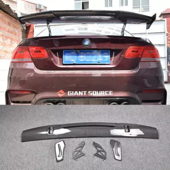 Для BMW M3 M4 series спойлер крышки багажника из углеродного волокна E90 92 G20 G28 F80 F82 F30 MAD style подходит для 99% автомобилей