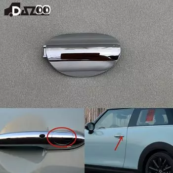 Для BMW Mini Cooper JCW One F54 F55 F56 F57 F60 ALL4 Передняя внешняя дверная ручка Замок Ключ Отверстие Крышка Накладка Хромированная крышка