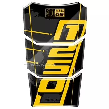 Для BMW Motorrad R1250GS Adventure 2019-2022 3D полимерная наклейка на бак мотоцикла 40 лет GS