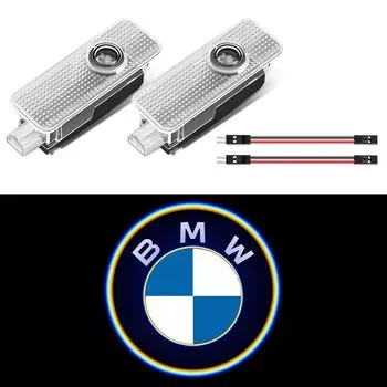 Для BMW New E46 G20 F40 Z4 G29 M8 X7 G07 M4 G02 i3 i4 ix3 Светодиодный автомобильный HD дверной проектор Лазерная лампа призрачного теня с логотипом