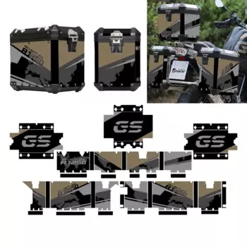 Для BMW R1200GS ADV LC чехол наклейка на коробку мотоциклетная наклейка алюминиевая коробка наклейка для кофров BMW 40GS R1250GS Adventure