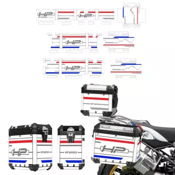 Для BMW R1200GS ADV LC чехол наклейка на коробку мотоциклетная наклейка алюминиевая коробка наклейка для кофров BMW 40GS R1250GS Adventure
