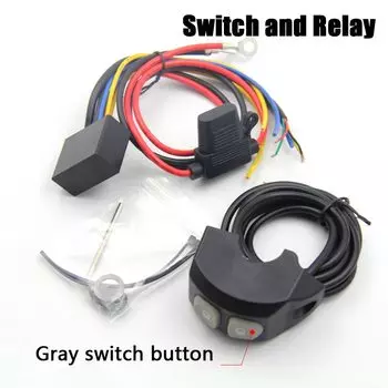 Для BMW R1200GS R1250GS F850GS F750GS Adv протез LC ручка светодиодная противотуманная фара прожектор ветровое стекло переключатель кнопка управления реле