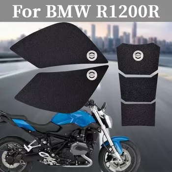 Для BMW R1200R 2015-up мотоциклетный топливный бак с боковым сцеплением колена Нескользящая защитная накладка для корпуса мотоцикла устойчивая к царапинам декоративная наклейка