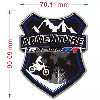 Для BMW R1200RT R 1200 RT, наклейка на бак, наклейка на бак, багажник, чехол, эмблема, логотип, защитная наклейка 2016 2017 2018