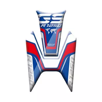 Для BMW R1250GS 2018-2023 R 1250GS R1250 GS R 1250 GS наклейки на мотоцикл топливный бак 3D резиновая наклейка защитные наклейки в виде рыбьей кости