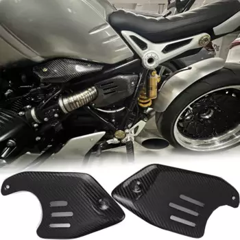 Для BMW R Nine T боковая крышка рамка панель воздухозаборника обтекатель двигателя мотозапчасти R NINET Scrambler Pure Urban 2015-2023 углеродное волокно