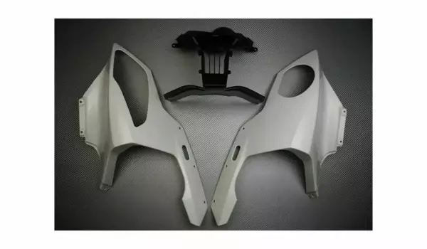 Для BMW S1000RR 2009 2010 2011 2012 2013 2014, неокрашенная верхняя передняя фара, обтекатель, нос